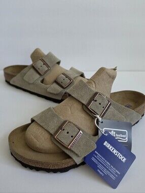 Mens Birkenstock Arizona Suede Sandals 42